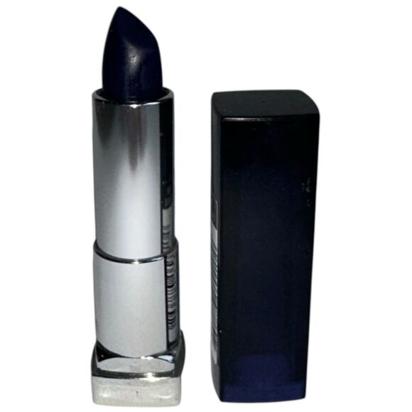 Maybelline Lipstick 840 Midnight Blue Rare Bold Shade Color Sensational - Picture 14 of 16